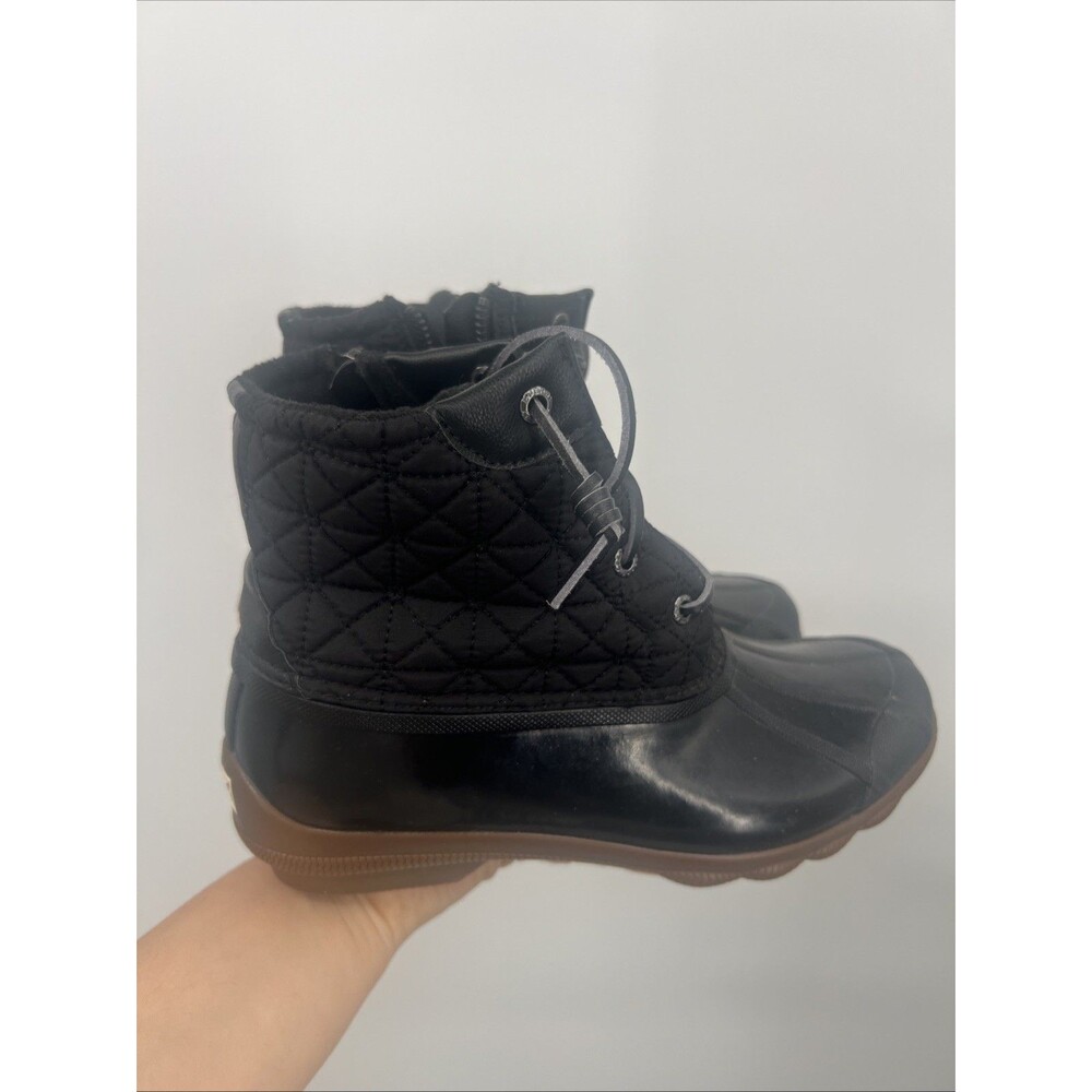 Sperry Women's Saltwater Quilted Duck Boot Rain Boot STS85251 size 9 Waterproof